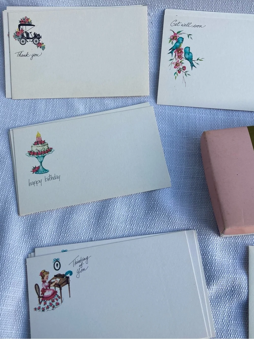 Vintage MCM Post-A-Note 40 Card Complete Set!